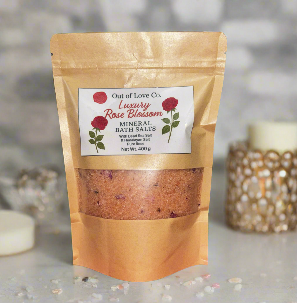 Luxury Rose Blossom Mineral Bath Salts