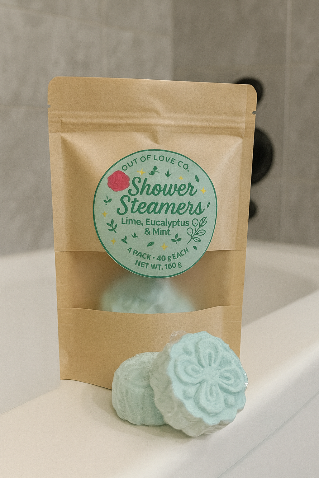 Shower Steamer – Lime, Eucalyptus & Mint