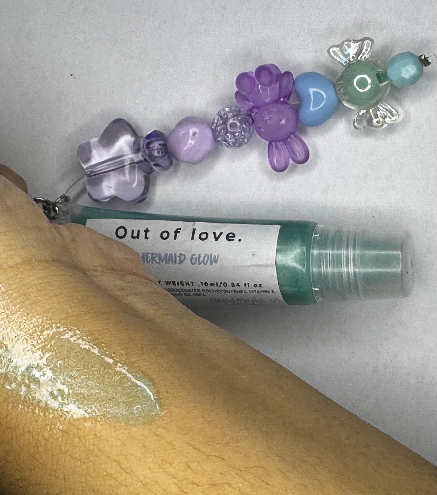 Mermaid Glow keychain Lip Gloss