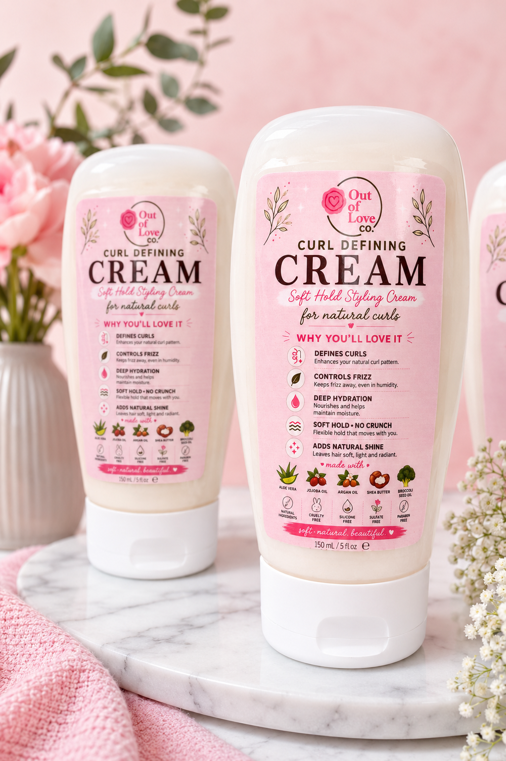 Curl Defining Cream – Soft Hold Styling Cream