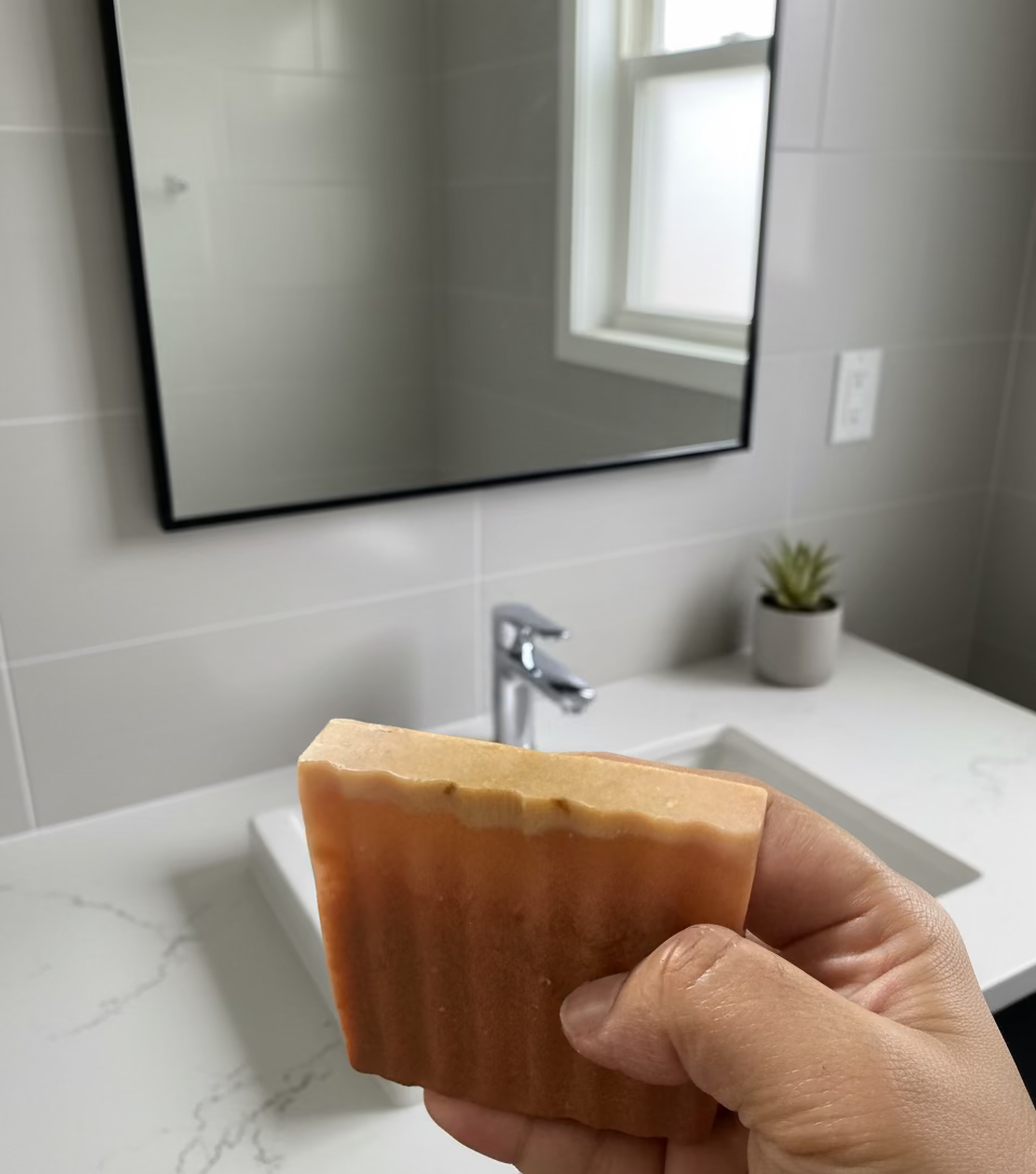 Garden rose face cleansing soap