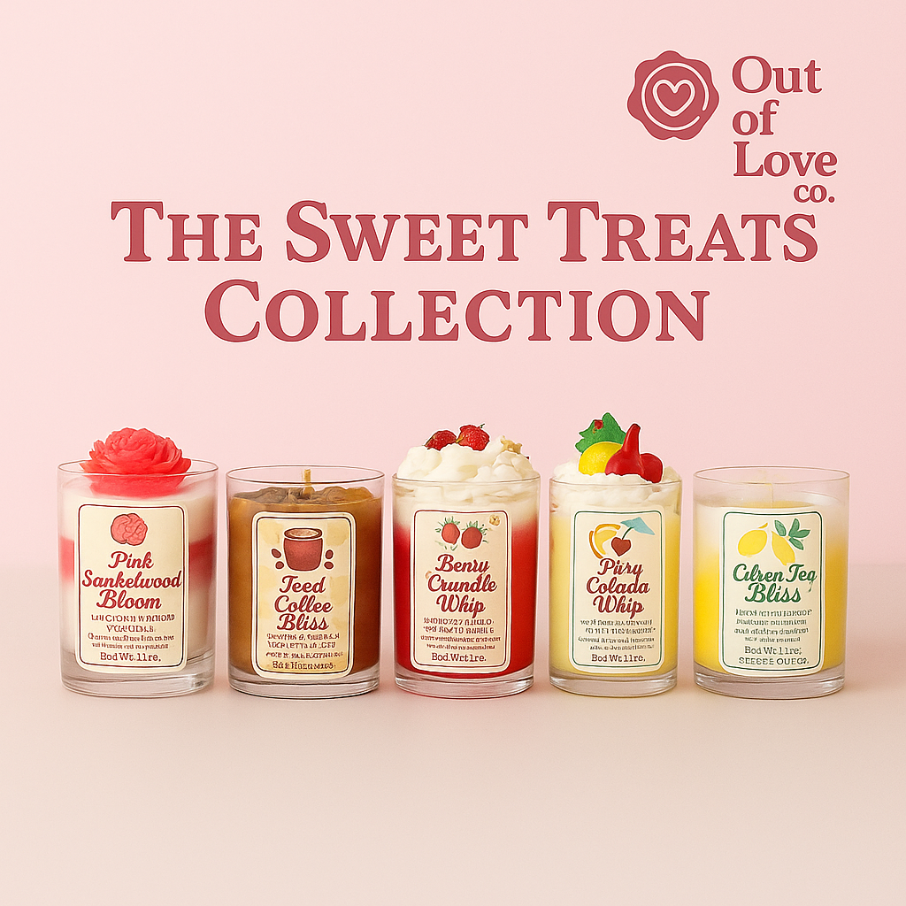 The Scented Treats candle Collection