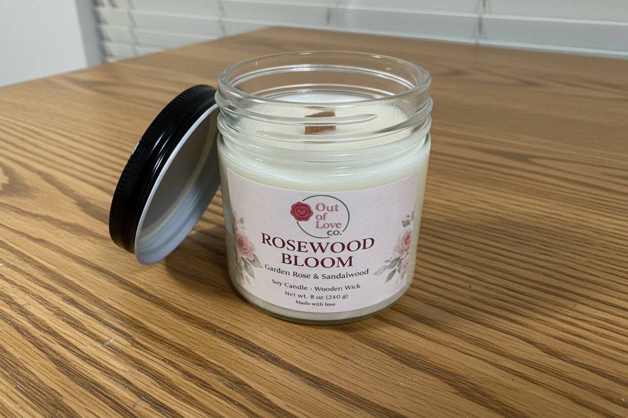 Rosewood Bloom – Soy Candle