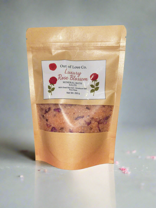 Luxury Rose Blossom Mineral Bath Salts