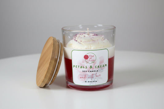 Petals & Cream – Soy Candle