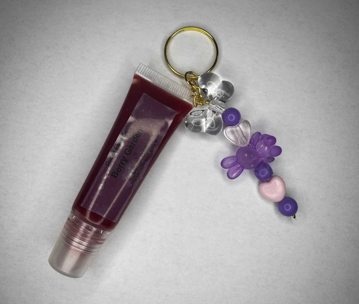 Berry Garden Lip Gloss Keychain