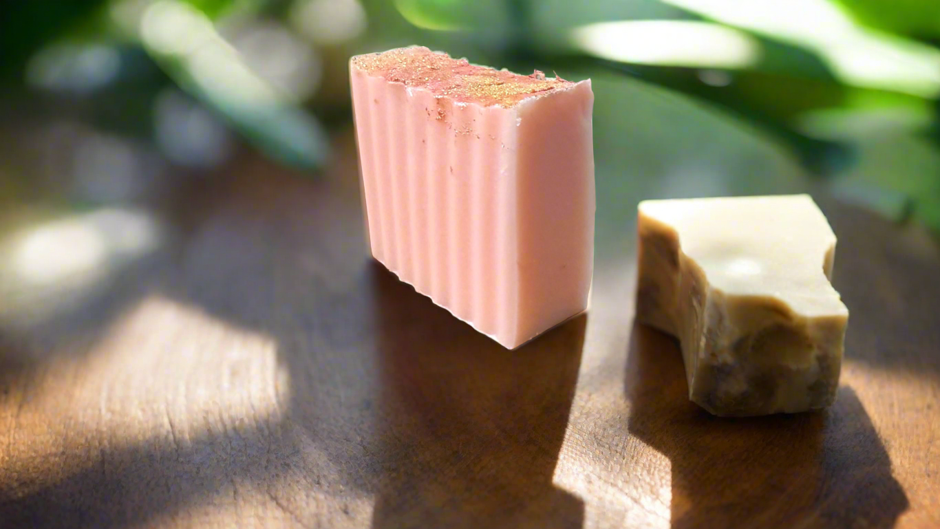 Savon en barre aux agrumes roses