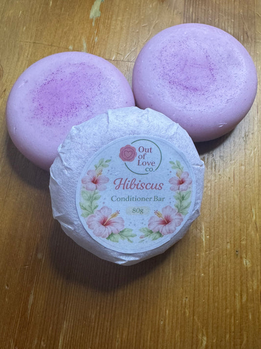 Hibiscus Conditioner Bar – Curly & Dry Hair
