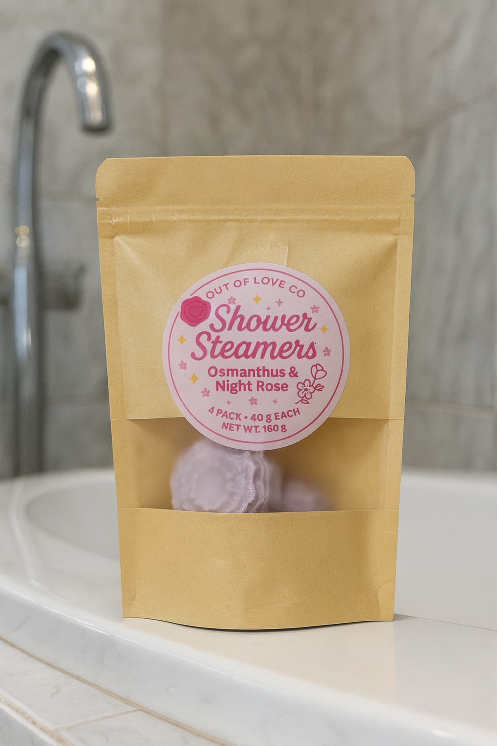 Shower Steamer – Osmanthus & Night Rose