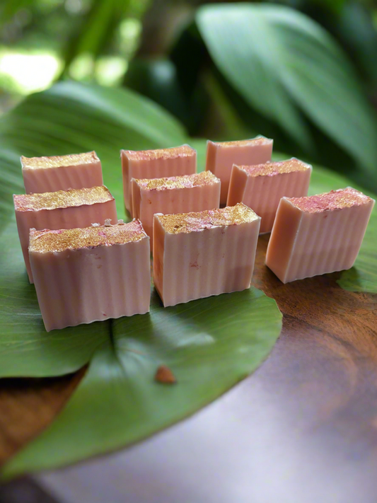 Pink citrus bar soap