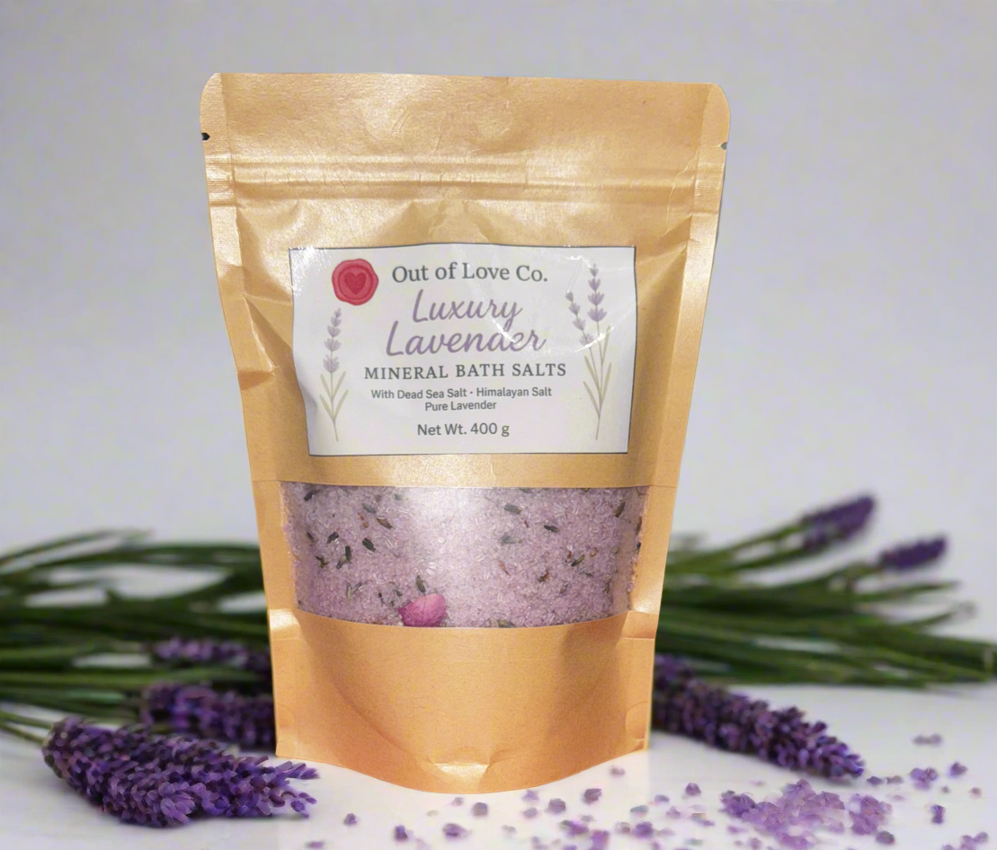 Sels de bain minéraux de luxe