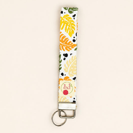 Handmade Wristlet Keychain – Bright & Playful Collection