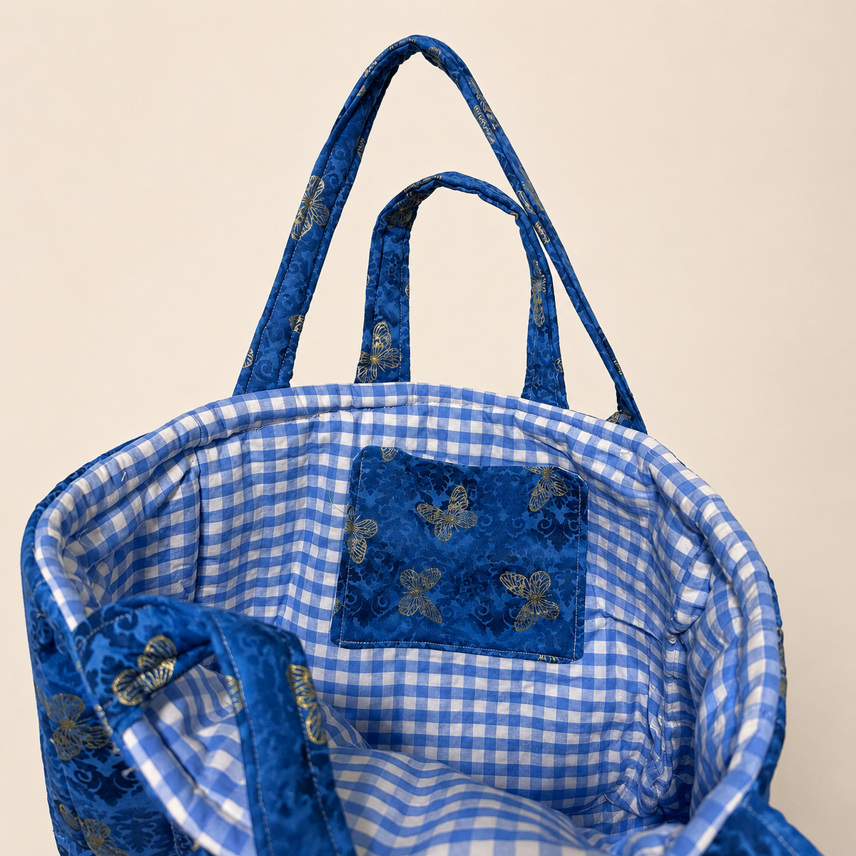 Miranda Quilted Tote Bag