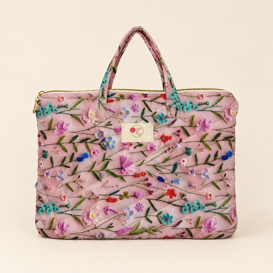 Rosalie Quilted Laptop Bag – 13 Inch