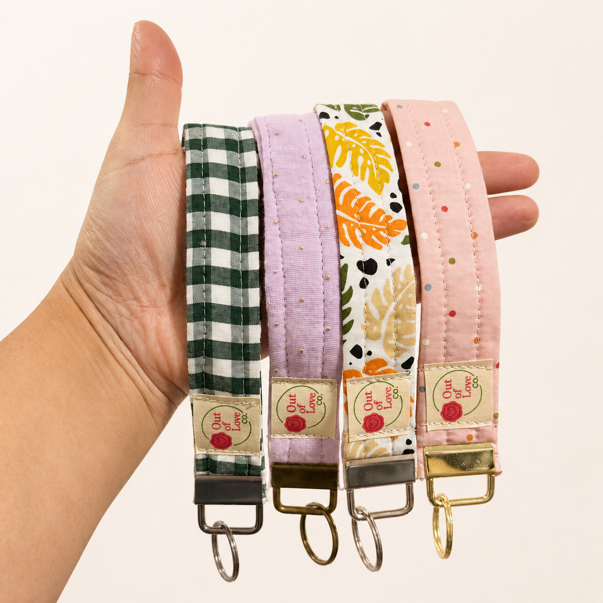 Handmade Wristlet Keychain – Bright & Playful Collection