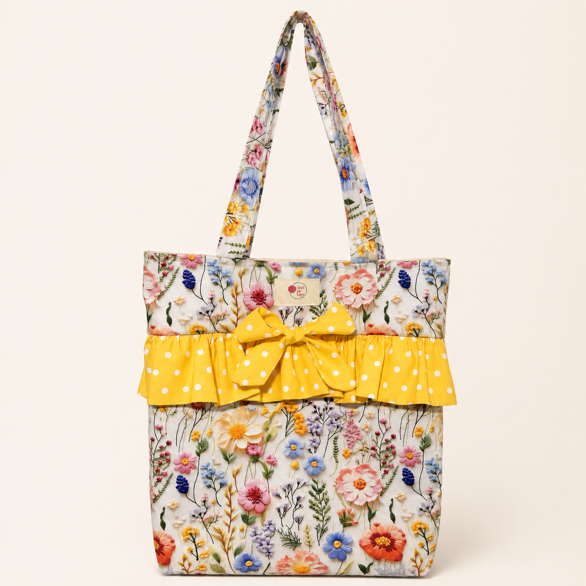 Lilibeth Ruffle Tote Bag