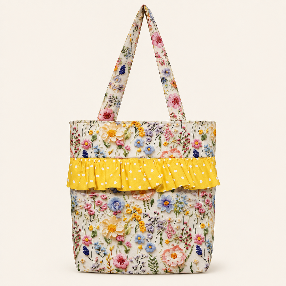 Lilibeth Ruffle Tote Bag