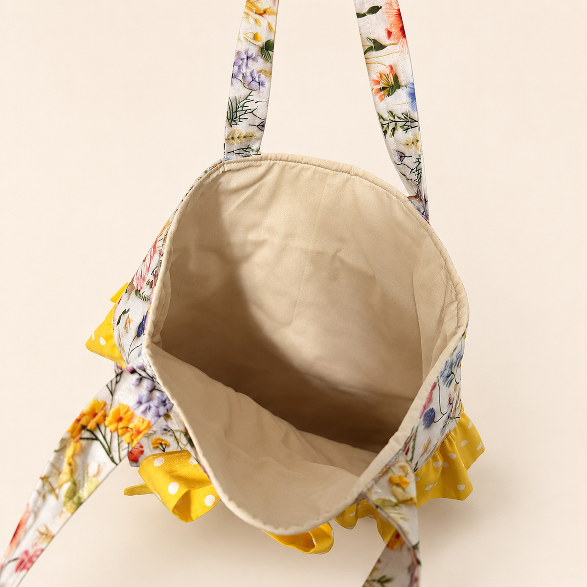 Lilibeth Ruffle Tote Bag