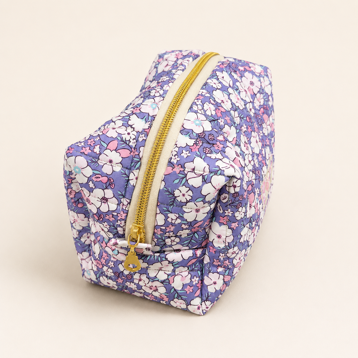 Leticia Medium Quilted Cosmetic Pouch