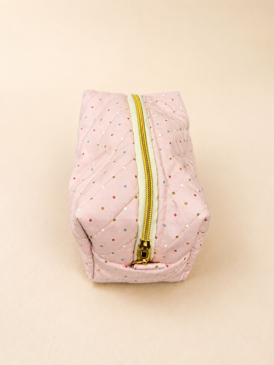 Mika Medium Quilted Cosmetic Pouch