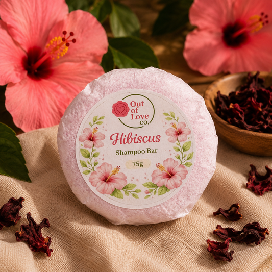 Hibiscus Shampoo Bar – Curly & Dry Hair