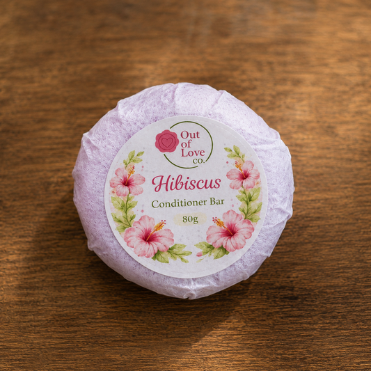Hibiscus Conditioner Bar – Curly & Dry Hair