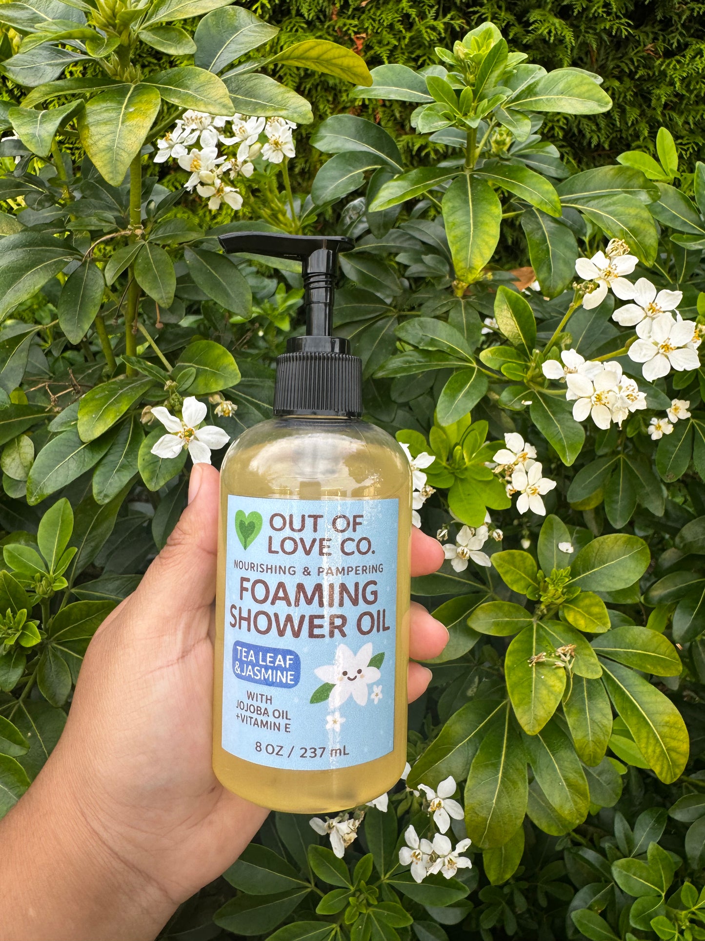 Huiles de douche moussantes