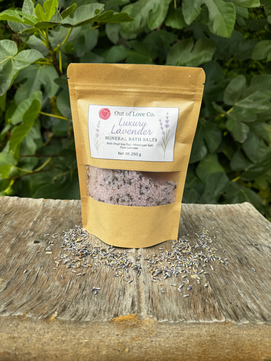 Luxury Lavender Mineral Bath Salts